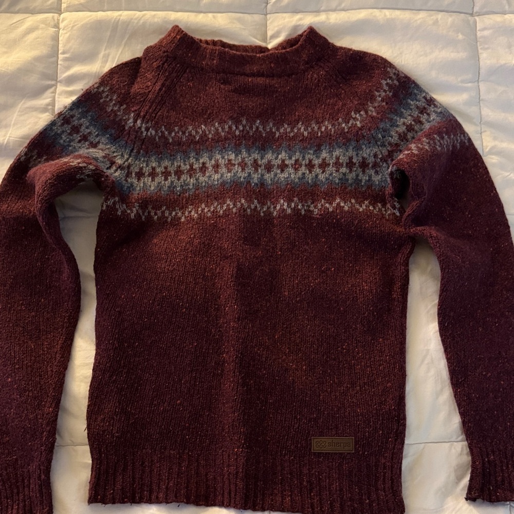 Sherpa Adventure Gear crew wool sweater